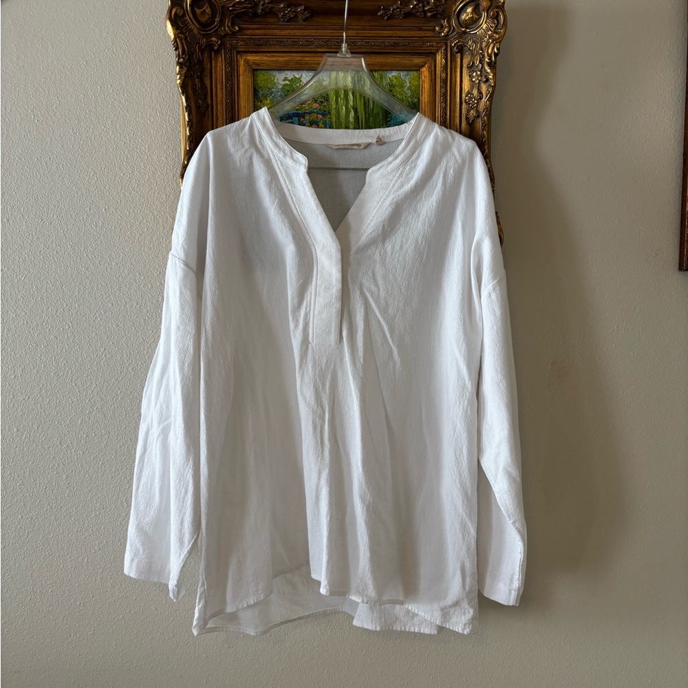 Soft Surroundings White Cotton Tunic